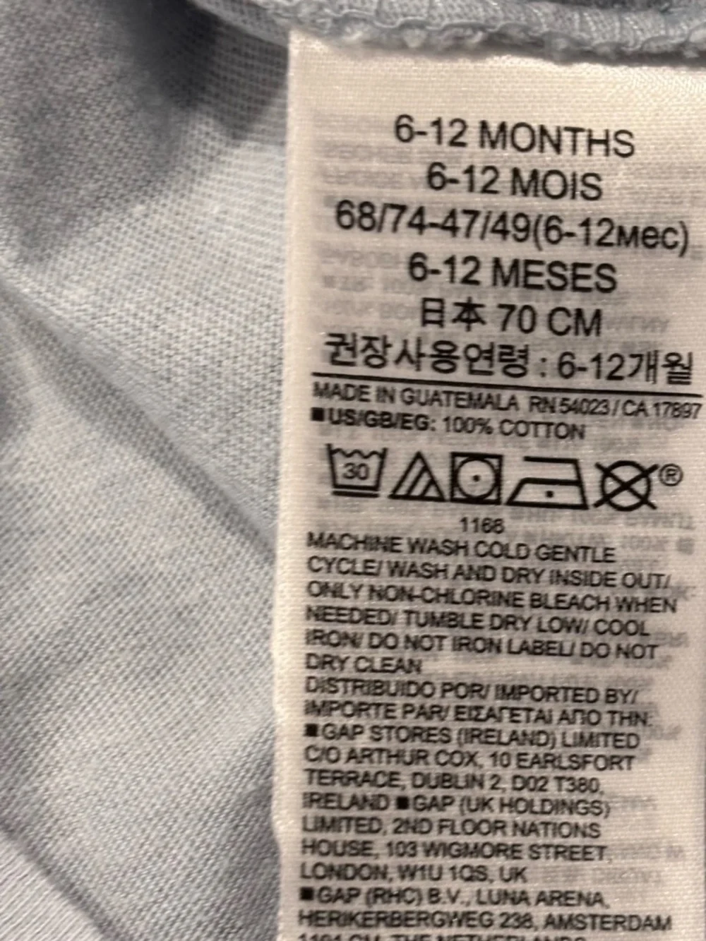 Baby GAP Toddler Boy Long-Sleeve Tee Trio